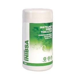 Instrunet toallitas  Inibsa - Bote de 120 unidades. Gran tamaño 139x190 mm