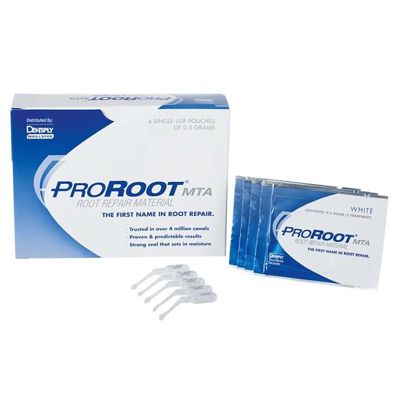 Cemento endodoncia ProRoot MTA blanco A0405-300 reposición Dentsply Sirona - 4 víales de 0,5 grs