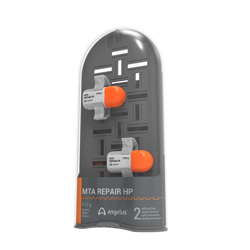 Cemento MTA REPAIR HP - 2 dosis de 0,85 grs. + 25 frascos de líquidos de 0,25 ml. Angelus - 