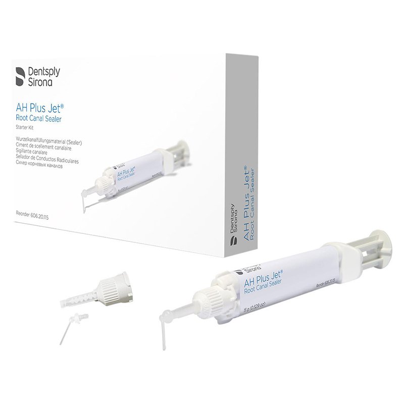 AH Plus JeT kit introducción Dentsply Sirona - 1 jeringa 15 grs. + 20 tips.