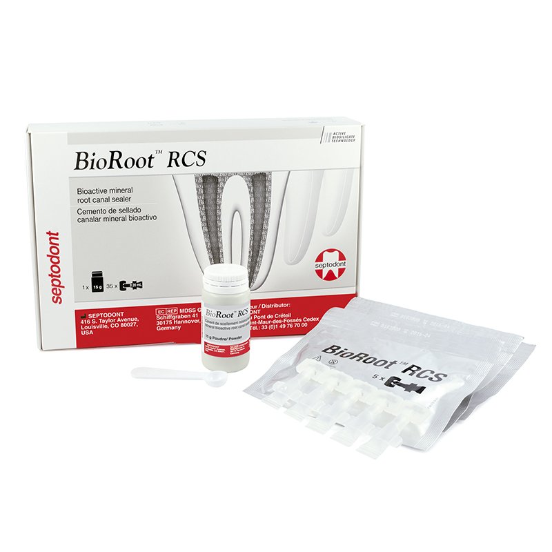 BioRoot RCS - 9015Y Septodont - Bote de 15 grs. + 35 monodosis líquido.