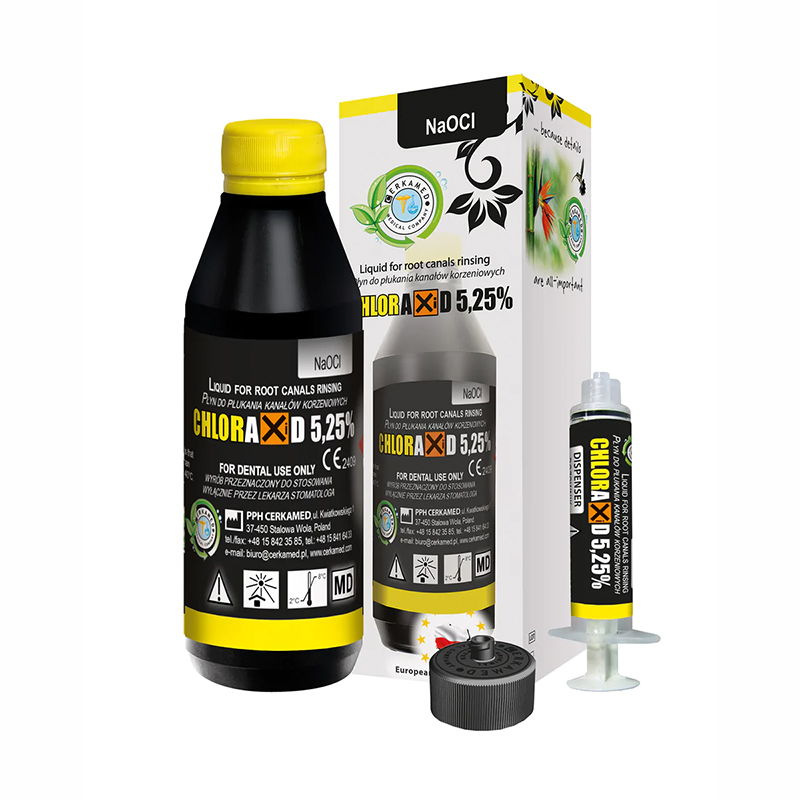 Chloraxid - Hipoclorito de Sodio 5,25%  Cerkamed - 1 Botella 400 grs