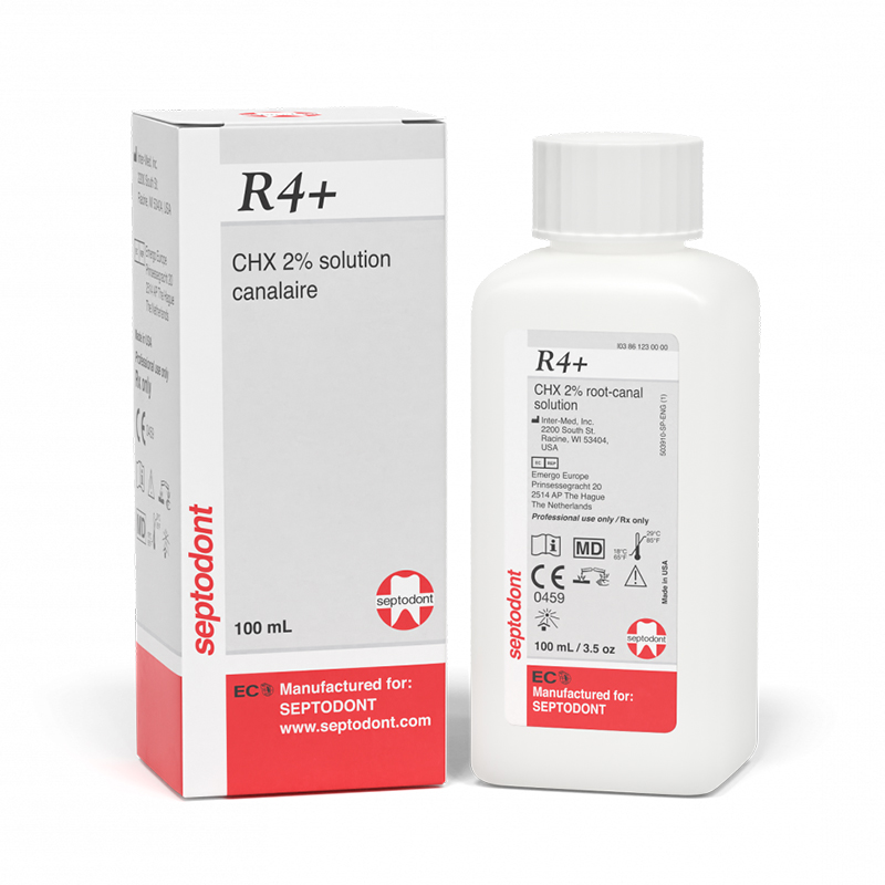 R4+ Septodont - Frasco de 100 ml.