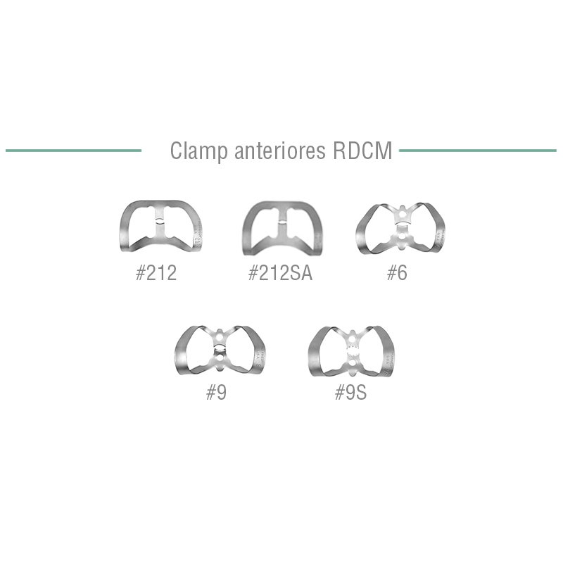 Clamp anteriores RDCM - 6,9,9S,212,212SA Hu-Friedy - 