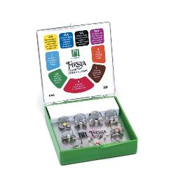 Kit de clamps Fiesta Hygenic - 9 clamps con ala coloreados + bandeja.