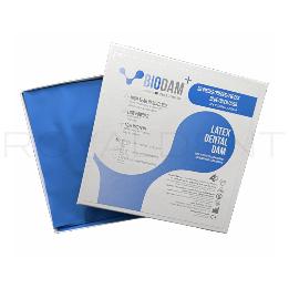 Dique de Goma Biodam + látex 6x6 N-Blue Medium Biodam - 36 unidades 6x6