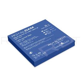 Dique de goma látex natural color Azul Royal dent-American Eagle - caja de 36 unidades