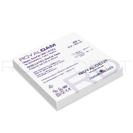 Dique de Goma Sin látex color Violeta Royal dent-American Eagle - caja de 20 unidades