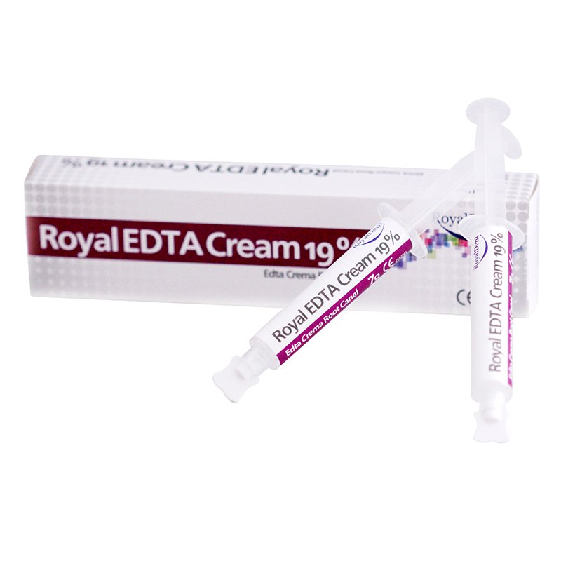 Royal Edta cream 19%  Royal Dent - 2 jeringas de 7 grs. + 10 puntas 