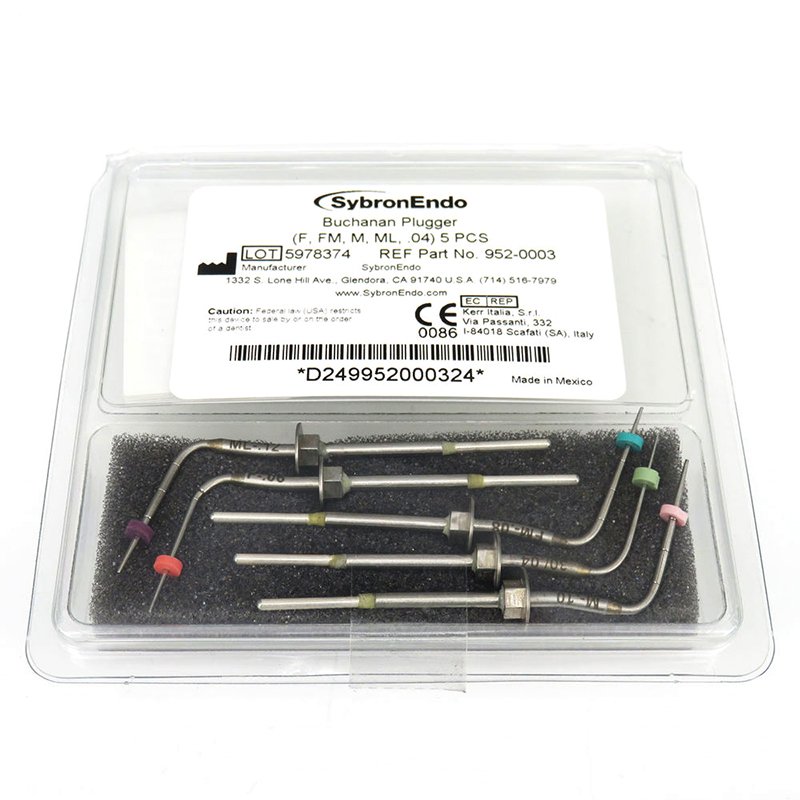 Buchanan Pluger kit 5 - 952-0003 SybronEndo - 5 unidades, uno de cada medida.