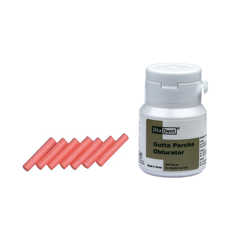 Pellets de Obturador de Guttapercha Medium Duo-Gun 181-101 DiaDent - 100 piezas