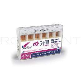 m-g-Fill GUTAPERCHA PIRATA ROSA  Medicaline - 1 caja de 100 unidades
