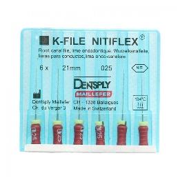Limas Niquel titanio Dentsply Sirona - Caja de 6 unidades.