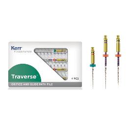 Traverse orifice opener+glide path file 818-8256 KerrHawe - Caja de 4 unidades. 3 Orife Opener .25/.08/17 mm  + 1  rotary glide path file .13/.06/21 mm