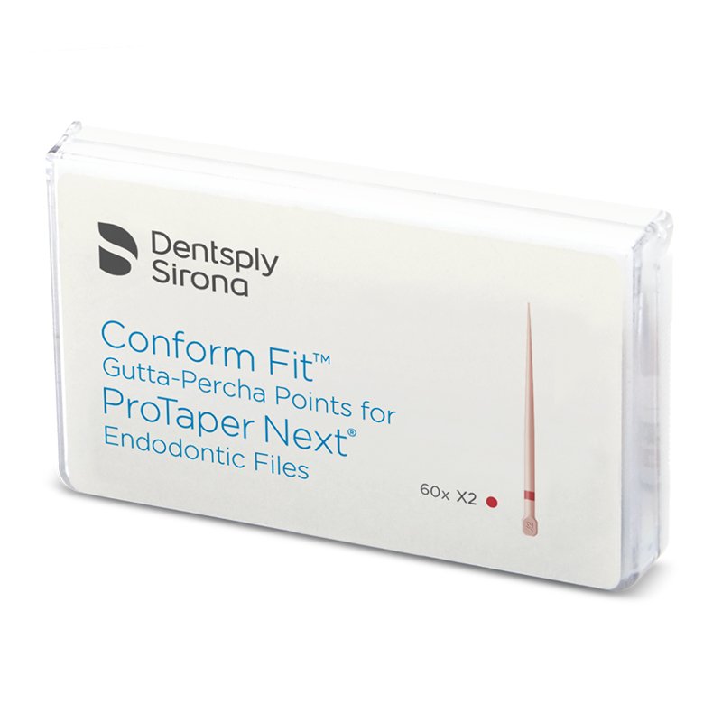 GUTTAPERCHA PROTAPER NEXT CONFORM FIT Dentsply Sirona - Caja de 60 unidades.