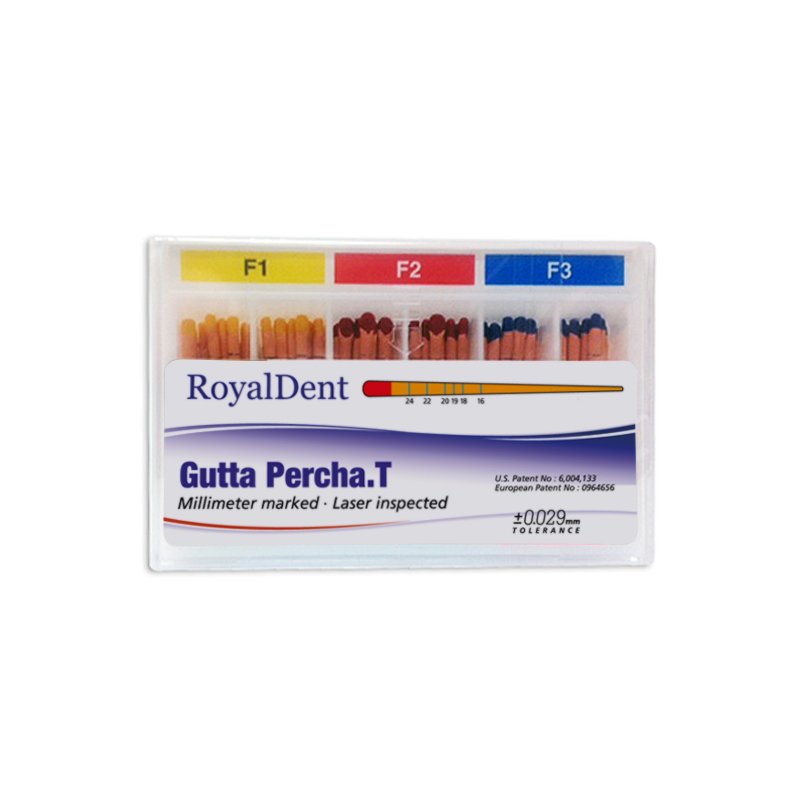 Guta Royal-PROT Royal Dent - Caja de 60 unidades. Compatible con Protaper