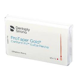 Guttapercha Protaper Gold Conform Fit Dentsply Sirona - Caja de 60 unidades.