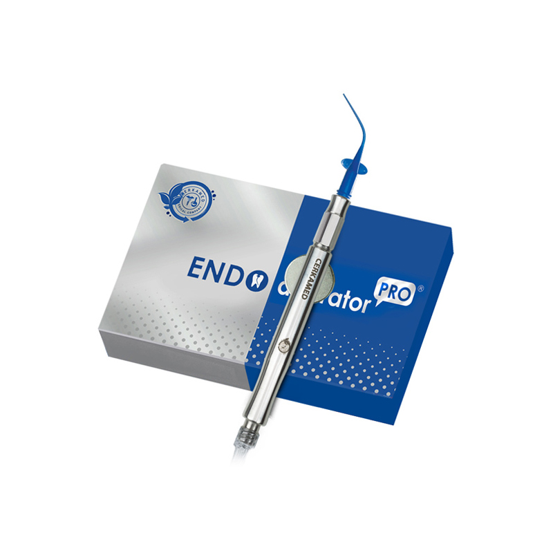 Endo Aspirator Pro Cerkamed - incluye:      El mango (1 pieza)     Aplicador elástico (10 piezas)     Manguera Luer Lock (5 piezas)     Conector (3 piezas)     Ramrod para limpiar el Endo – Aspirador PRO (1 pieza)