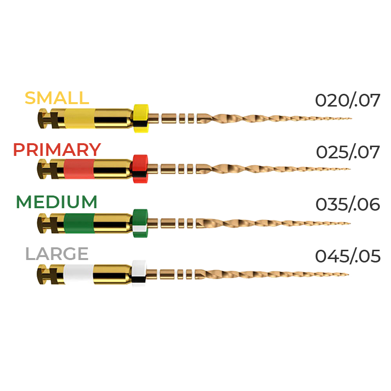 Limas WaveOne Gold  Dentsply Sirona - Caja de 6 unidades.