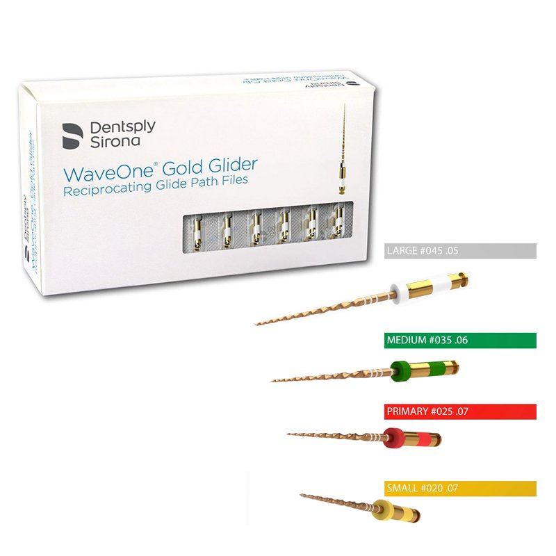 Waveone Gold Glider  Dentsply Sirona - 6 unidades.