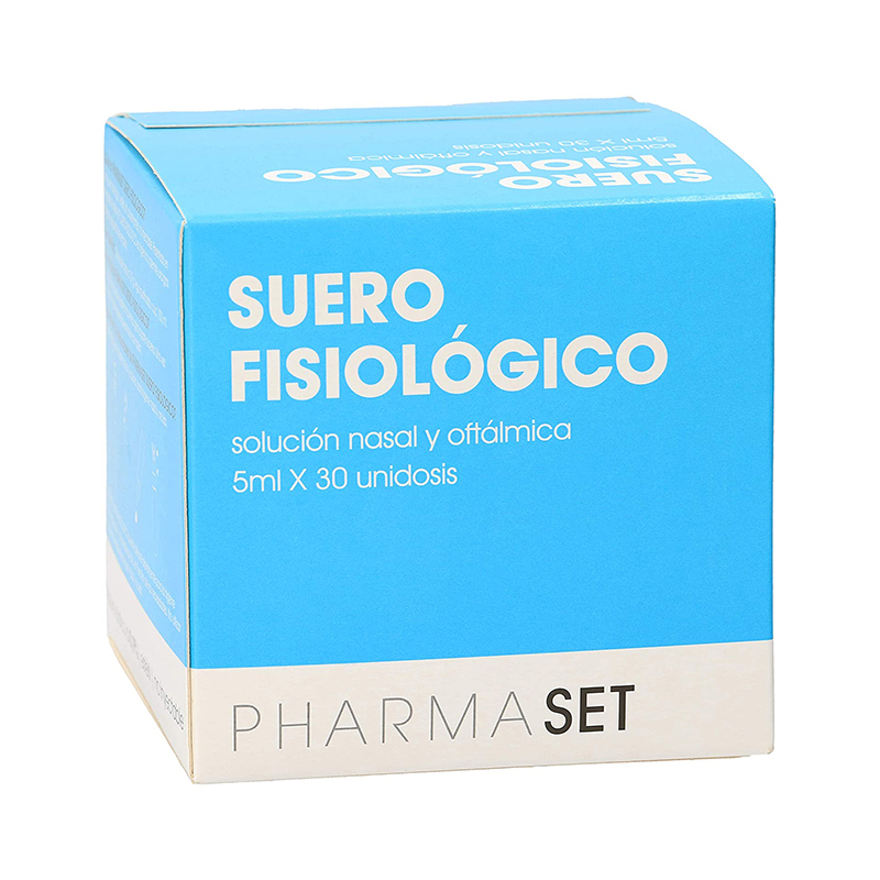 Suero Nasal Fisiológico  Phamaset - Caja de 30 unidades 5ml