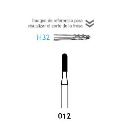 Fresas Carburo H32-012 Komet - Caja de 5 unidades. Para turbina.
