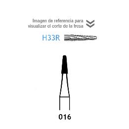Fresas Carburo H33R-016 Komet - Caja de 5 unidades. Para turbina.