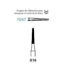 Fresas H267-314-016 Komet - Caja de 5 unidades. Para turbina. 
