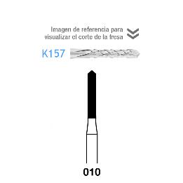 Fresa de hueso Cerámica K157-104-016 PM Komet - Unidad. Para Pieza de mao