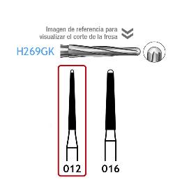 Fresas carburo H269GK-314-012 Komet - Caja de 5 unidades. Para turbina.