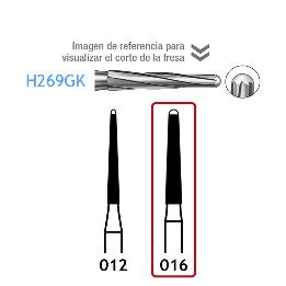 Fresas carburo H269GK-314-016 Komet - Caja de 5 unidades. Para turbina.
