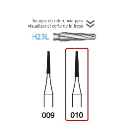 Fresas Carburo H23L largas Komet - Caja de 5 unidades. Para turbina.
