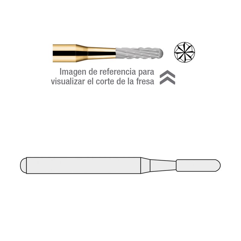 Fresas carburo 158-012 Dentsply Sirona Dentsply Sirona - Caja de 5 unidades