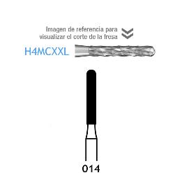 Fresas carburo H4MCXXL-314-014 FG Komet - Caja de 5 unidades. Para turbina