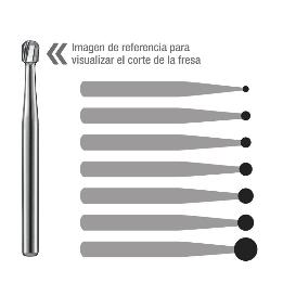 Fresas redonda Jett-Midwest - Caja de 5 unidades. Para turbina