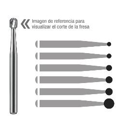 Redonda Midwest - Caja de 5 unidades. Para contra-angulo.