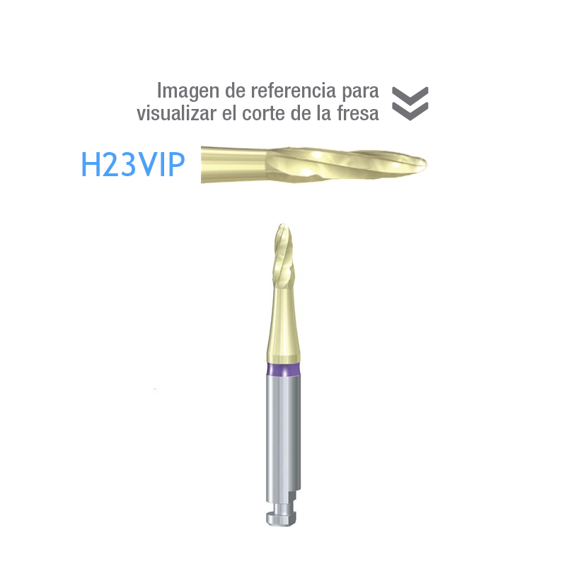 Fresas Carburo H23VIP-314-016 FG Komet - Caja de 5 unidades. Para turbina