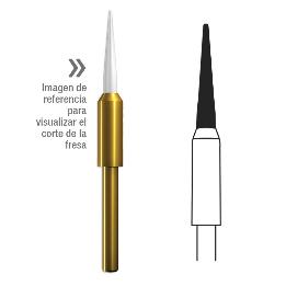 Fresas para cortar tejidos blandos SOFT TISSUE STT 250 FG Edenta - Unidad 