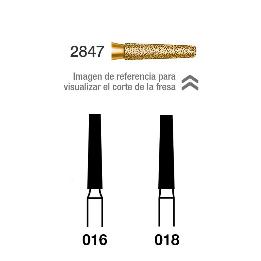 FRESAS Diamante 2847 847SG-016   Royal Dent - Caja de 5 unidades. Para turbina.
