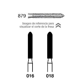 FRESAS Diamante 847-314 FG grano medio 107 micras Royal Dent - Caja de 5 unidades. Para turbina.