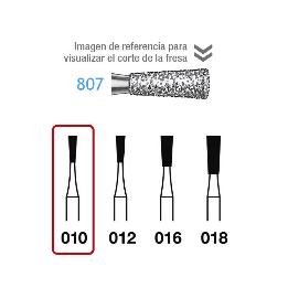Fresas Diamante 807-010 Komet - Caja de 5 unidades. Para turbina.