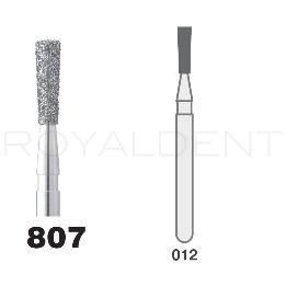 Fresas diamente modelo 215S/6  807-012 grano medio Intensiv - Caja de 6 unidades. Para turbina