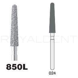 Fresas diamente modelo 240/6 CB 850L-024 grano SUPER-GRUESO tallo largo Intensiv - Caja de 6 unidades. Para turbina