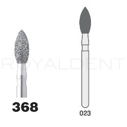 Fresas diamente modelo FG 255/6 368-023 grano MEDIO Intensiv - Caja de 6 unidades. Para turbina
