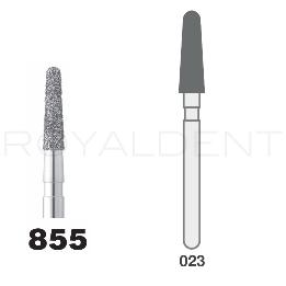 Fresas diamente modelo FG 40D7/6 855-023 grano FINO Intensiv - Caja de 6 unidades. Para turbina