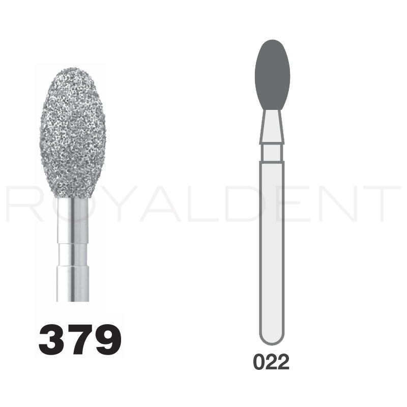 Fresas diamente modelo FG 4258/6 379-022 grano FINO Intensiv - Caja de 6 unidades. Para turbina