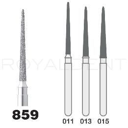 Fresas diamente modelo FG 859 GRANO FINO Intensiv - Caja de 6 unidades. Para turbina