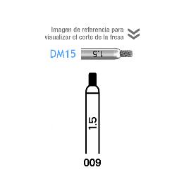 Fresas Diamante FRESAS DM15-314-009 FG PrepMarket Komet - Caja de 5 unidades. Para turbina