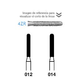Fresas 4ZR  Komet - Caja de 5 unidades. Para turbina