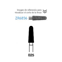 Fresas Diamante ZR6856-025 Komet - Caja de 5 unidades. Para turbina. Especial para circonio.